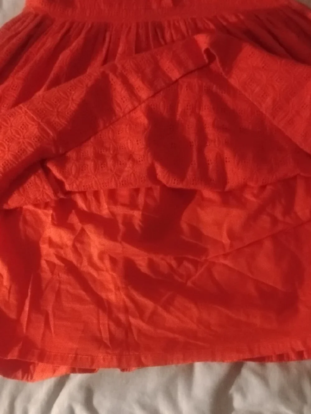 kate spade Courtney Eyelit Dress Sunburnt Orange Size 6